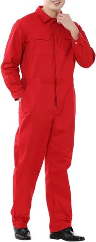 Miniatura 3 de TOPTIE Workwear Mechanic Overol 8.5 Oz Poliéster Algodón Mezcla Talla Regular