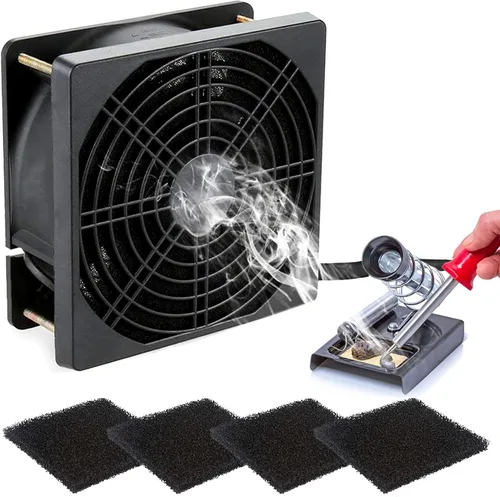 Extractor de humo de soldadura portátil, eliminador de humo, extractor de humo para prevención, ventilador de trabajo para estación de soldadura