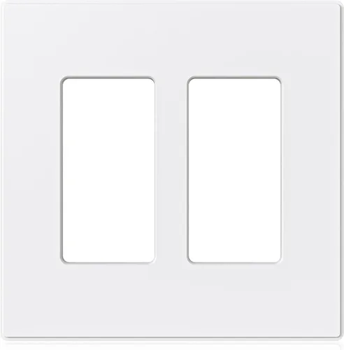 Miniatura 9 de ELEGRP Placas decorativas de pared de 3 segmentos sin tornillos, cubierta de placa frontal termoplástica irrompible para interruptor de toma