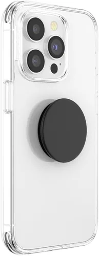 Miniatura 3 de PopSockets Agarre para teléfono con soporte expandible, agarre adhesivo, color negro