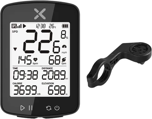 Miniatura 8 de XOSS G+ Gen2 GPS Bike Computer ANT+/ Bluetooth IPX7 Impermeable Ciclismo Ordenador de Ciclismo Recargable Velocímetro Odómetro con pantalla LCD
