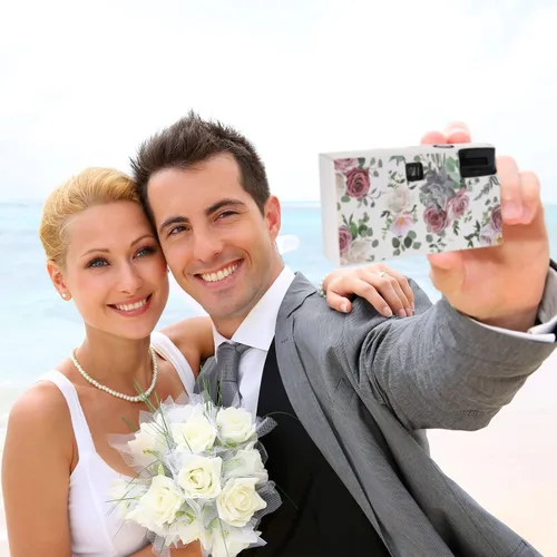 Miniatura 6 de Zhengmy Paquete de 10 cámaras desechables a granel para bodas, cámaras de un solo uso a granel de 1.38 pulgadas con flash una vez para reuniones