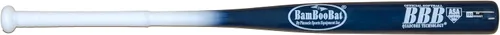 Miniatura 5 de BamBooBat Bate de sóftbol de lanzamiento lento sin carga aprobada por la ASA - 34 pulgadas garantía de 100 días Mango natural/barril azul real