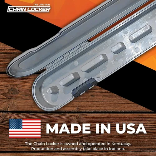 Miniatura 7 de Almacenamiento original de cadena de motosierra, estuche universal portátil para todas las cadenas de hasta 20 pulgadas de cuchillas - Puede apilar