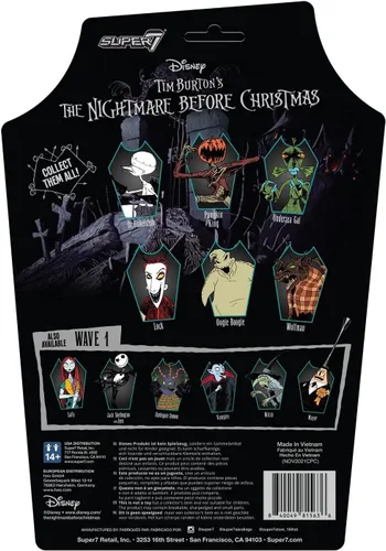 Miniatura 3 de Super7 Tim Burton's The Nightmare Before Christmas Wolfman - Figura de acción de Disney de 3.75 pulgadas con accesorio, coleccionables de películas