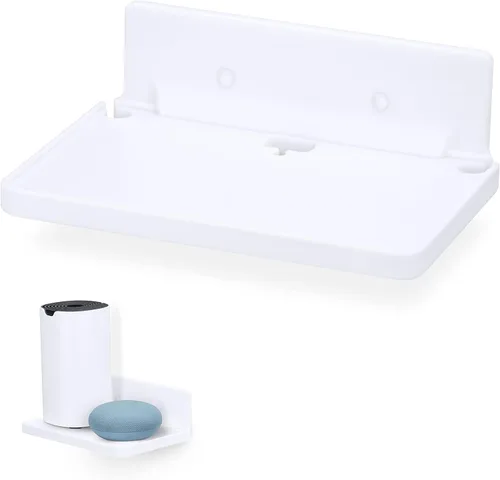 Miniatura 12 de BRAINWAVZ Soporte flotante redondo de 5 pulgadas para cámaras de seguridad, monitores de bebé, altavoces, plantas, juguetes y más, soporte universal