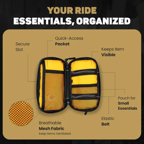Miniatura 6 de Lumiere & Co. Cartera de ciclismo impermeable Cartera de ciclismo y bolsa de ciclismo para jersey Cartera de teléfono de ciclismo para bicicleta