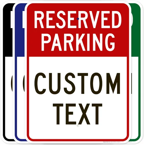 Miniatura 16 de My Sign Center - Letrero de estacionamiento reservado, letreros de estacionamiento personalizados para negocios, 12 x 18 pulgadas, reflectante 3M