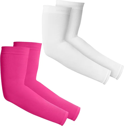 Miniatura 14 de Mangas de brazo de protección solar UV para hombres y mujeres, manga de enfriamiento de compresión deportiva UPF 50, base de cáncer de piel Bronce