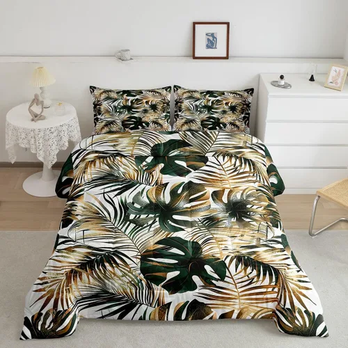 Miniatura 45 de Erosebridal Juego de edredón de zorro para niños, edredón de plumón de oso bosque, ciervo, para dormitorio de niños y niñas, juego de ropa de cama