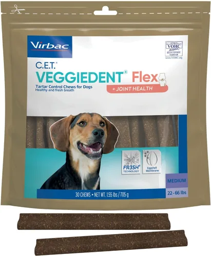 Miniatura 8 de Virbac C.E.T. VEGGIEDENT Flex - Masticables de Control de Sarro para Perros - Extra Pequeño