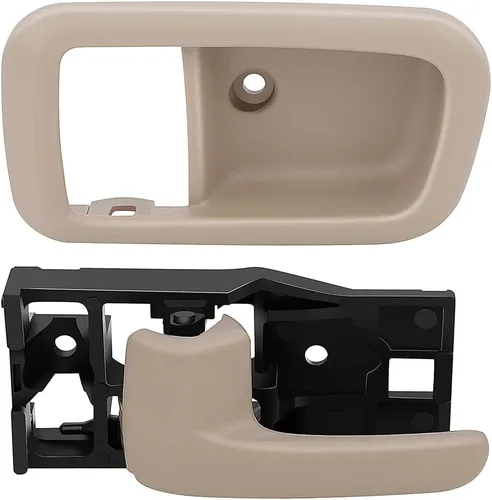 OCPTY Manijas de puerta interiores y traseras para el lado izquierdo del conductor, repuesto para Toyota Tundra 2000-2006 para Toyota Tundra,