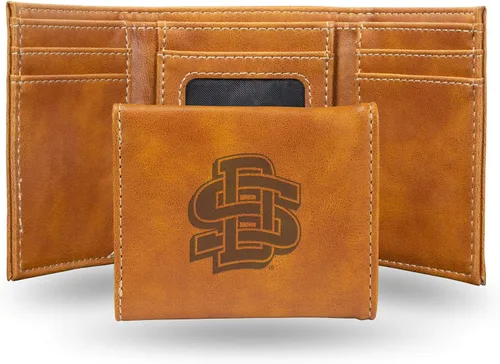 Miniatura 58 de NCAA Rico Industries - Billetera triple grabada con láser, con grabado láser, accesorio para hombre