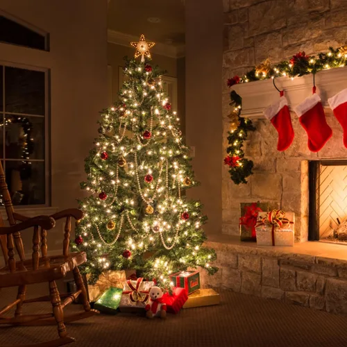 Miniatura 5 de TW SHINE Luces de Navidad C9, 100 luces LED de 66 pies para exteriores, con 8 modos de temporizador, impermeables, conectables para interiores