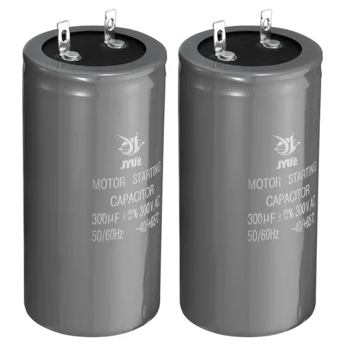 Miniatura 6 de PATIKIL Condensador de arranque del motor, 2 unidades 50uf 300V 50/60Hz CD60 condensador de arranque para aire acondicionado, motor eléctrico