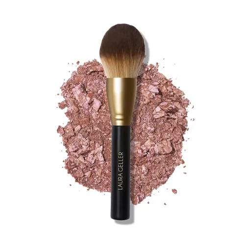 Miniatura 21 de LAURA GELLER NEW YORK - Brocha retráctil con mango de aluminio Kabuki, para todo el maquillaje facial y base para maquillaje facial líquido, crema
