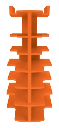 Big D The D-Tower - Recambio de fragancia Mango Bay, rojo y naranja, dura hasta 45 días, ambientador, ideal para baños, oficinas, pasillos, cocinas,