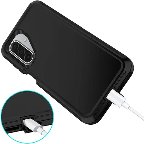 Miniatura 5 de I-HONVA Funda para Samsung Galaxy A17 5G/Galaxy A26 5G, a prueba de golpes, a prueba de polvo y caídas, 3 capas de protección de cuerpo completo