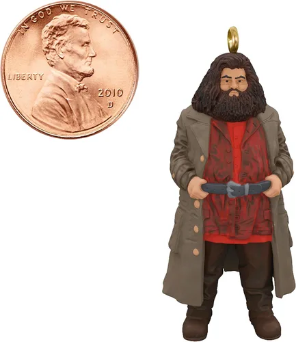 Miniatura 14 de Hallmark Keepsake Adornos de Navidad en miniatura 2023, Harry Potter Hermione, Hagrid y Snape Metal, mini juego de 3, regalos para los fanáticos