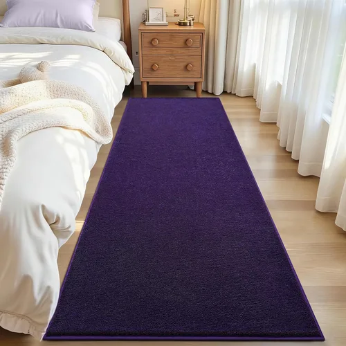 Miniatura 30 de ISEAU Alfombra de pasillo de 2 x 4 pies para pasillo, alfombra de espuma viscoelástica suave con parte inferior de agarre de silicona antideslizante