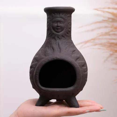 Miniatura 4 de MOUGIGI Soporte de Palo Santo Hecho a Mano y Quemador de Conos de Incienso - Elegante Accesorio para Limpias de Salvia con Capacidad para Rituales