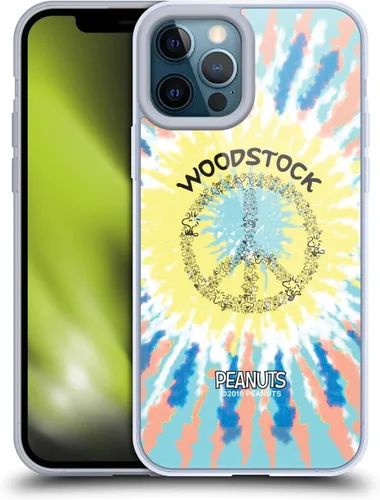 Miniatura 64 de Head Case Designs Funda de gel Woodstock 50th con licencia oficial de Peanuts Snoopy Guitar 1969 [protección de grado militar] compatible con Apple