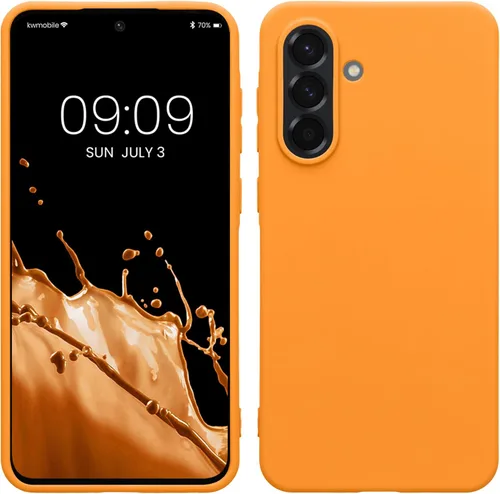 Miniatura 123 de kwmobile Funda compatible con Samsung Galaxy A23 4G / 5G - Funda de silicona TPU metálica suave y delgada - Rojo oscuro metálico