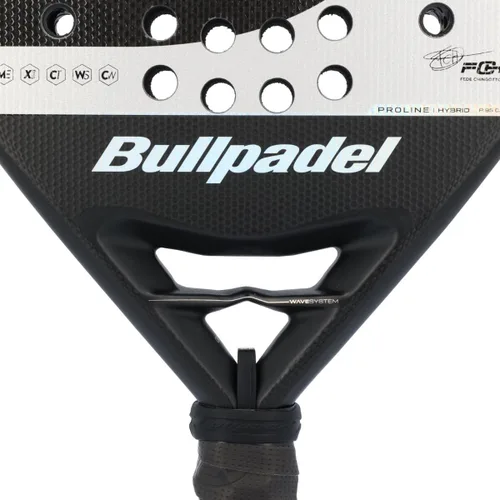 Miniatura 5 de BULLPADEL Pala de pádel NEURON 2025 Pala Padel profesional de forma híbrida XtendCarbon 3K y MultiEva Core Estabilidad del corazón