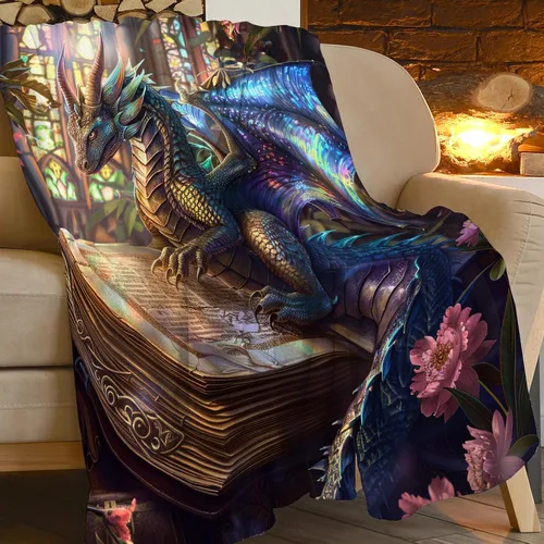 Miniatura 29 de Manta de Polilla Suave y Esponjosa de Vellón Gótico Mariposa Luna Mantas Decorativas Acogedoras y Cálidas de Franela de Felpa Regalos para Niños
