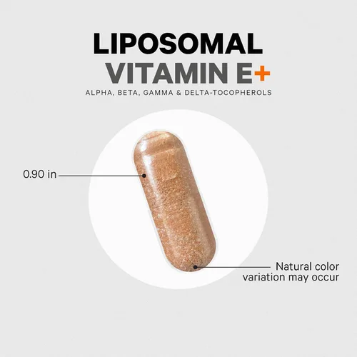 Miniatura 6 de Codeage Suplemento liposomal de vitamina E – Todos los tocoferoles de vitamina E – Suministro de 3 meses – alfa-tocoferoles, beta, gamma y delta