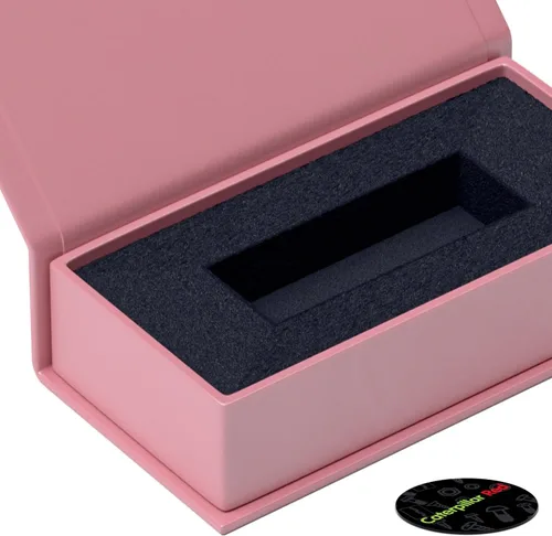 4 cajas de regalo magnéticas USB para presentación, color rosa bebé, unidades flash, unidades extraíbles, boda, fotografía