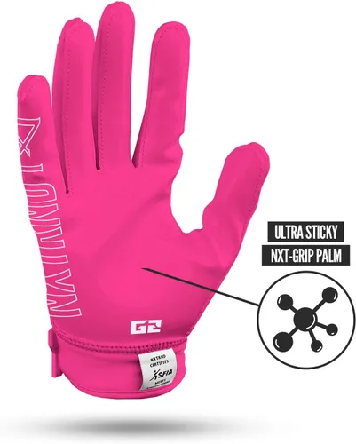 Miniatura 2 de Guantes de fútbol americano Nxtrnd G2 Pro para hombre, guantes ultra adherentes Elite para receptor