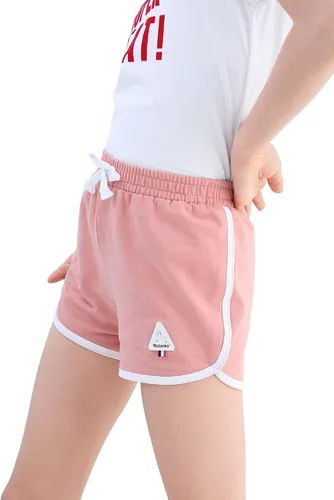 Miniatura 4 de Rolanko Pantalones cortos activos de delfín para niñas, paquete de 3 unidades, ciclismo, correr, verano, playa, atletismo, deportes, 4-14 años