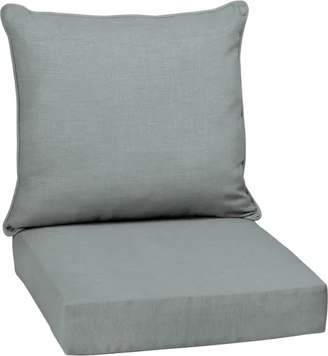 Miniatura 167 de Arden Outdoor Deep Seat Cushion Set, 24 x 24 pulgadas, Cojín para exteriores resistente al clima, a la lluvia y a la decoloración para silla, sofá