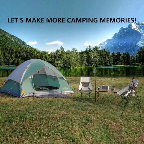 Miniatura 6 de ASFANES Tiendas de campaña para 2-12 personas, impermeables, para mochileros, doble capa, perfectas para picnics, pesca y camping en el patio