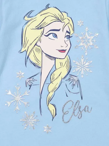 Miniatura 8 de Disney Frozen Princess Anna Elsa - Conjunto de camiseta y leggings para niñas pequeñas y grandes