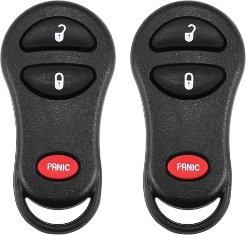 X AUTOHAUX 2 piezas GQ43VT17T 315MHz Reemplazo de llave sin llave de entrada remota llavero para Dodge para Ram 1500 2500 3500 Pickup 2001-2005 para