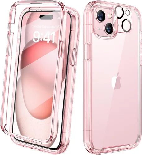 Miniatura 163 de Diaclara - Funda compatible con iPhone 11, carcasa resistente de cuerpo completo con protector de pantalla integrado sensible al tacto y Transparente