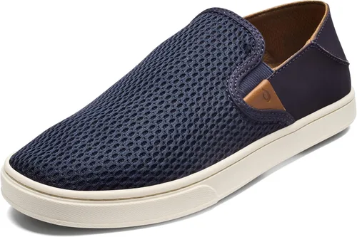 OLUKAI Pehuea - Tenis sin cordones para mujer, zapatos casuales para uso diario, tacón caído y malla transpirable, ligeros y cómodos durante todo el
