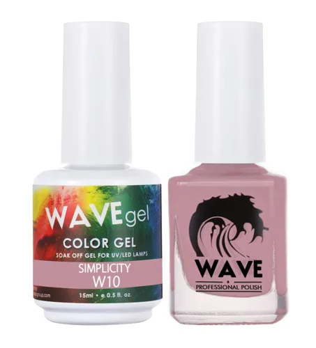 Miniatura 89 de WAVEGEL - Juego dúo de gel y esmalte de uñas a juego - Colección Simplicity - #P109 Blizzard I 0.5 onzas