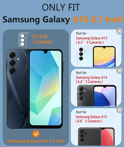 Miniatura 59 de FNTCASE Funda para iPhone 17 Pro: Fundas delgadas translúcidas de color azul claro compatibles con MagSafe, protección completa de la cámara