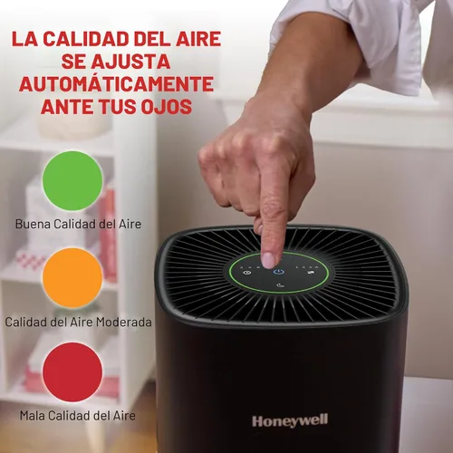 Miniatura 5 de Honeywell Allergen Plus HPA125B - Purificadores de aire HEPA compactos para habitación pequeña, cobertura de hasta 530 pies cuadrados, filtro 3