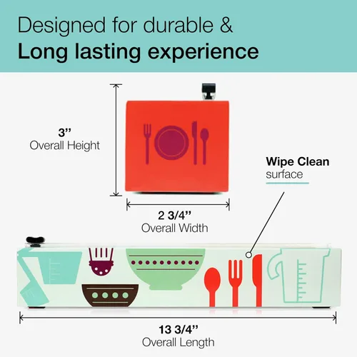 Miniatura 4 de Dispensador de envoltura de plástico triangular Chicwrap, Herramientas de cocinero