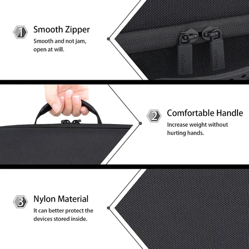 Miniatura 4 de co2CREA Funda de viaje rígida compatible con Anker PowerCore Reserve 192Wh Power Bank 60,000mAh LiFePO4 Cargador portátil de 60 W de energía
