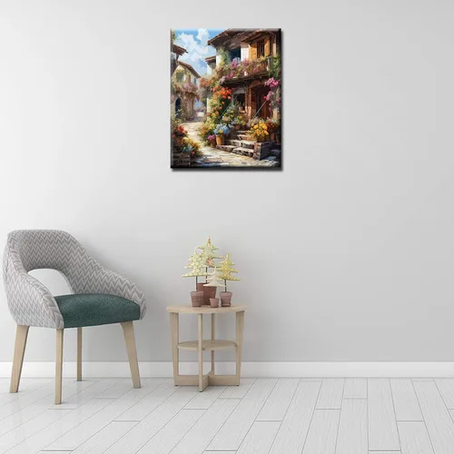 Miniatura 4 de Tucocoo Pintura de paisajes para casa por números para adultos, principiantes, niños, montaña, natural, kit de pintura al óleo, manualidades