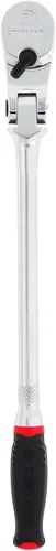 Miniatura 11 de Llave de carraca V-SERIES de CRAFTSMAN, accionamiento de 1/2 pulgada, 96 dientes, cabeza flexible XL de agarre cómodo (CMMT86336V)