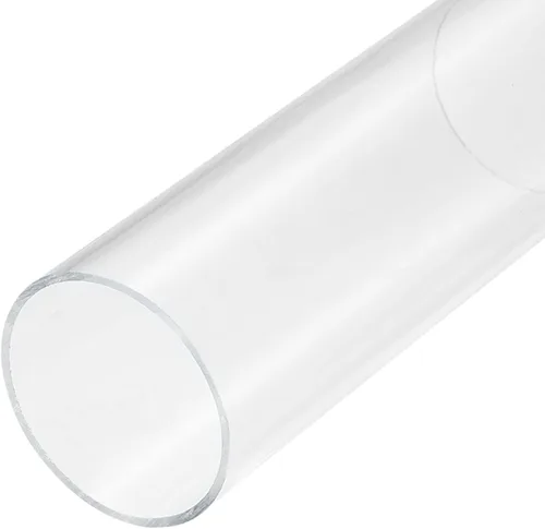 Miniatura 29 de MECCANIXITY Tubo acrílico transparente rígido redondo tubo 145 mm (5.7 ") ID 150 mm (6") OD 6" para lámparas y linternas, sistema de refrigeración