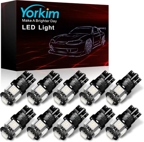 Miniatura 16 de Yorkim Bombillas LED 1157 brillantes rojas, bombilla de freno 1157, 9-30 V, 1157 2057, 2357, 7528, BAY15D, bombilla LED con proyector de repuesto