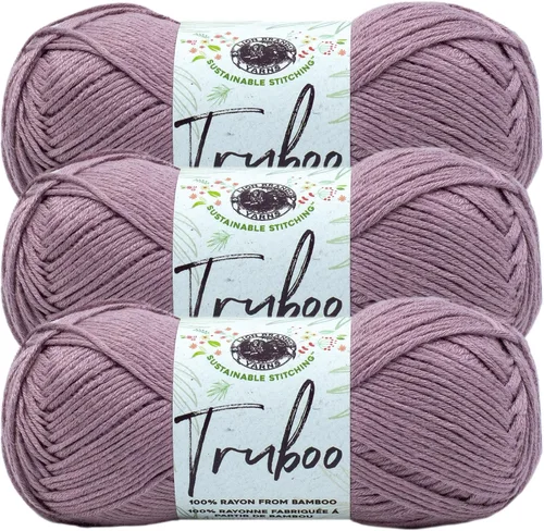 Miniatura 56 de (1 Madeja) Lion Brand Yarn Truboo Yarn, Aguamarina