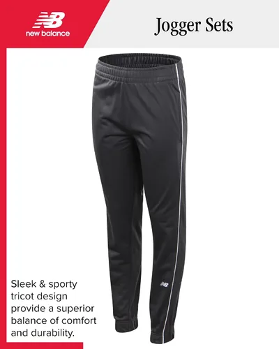 Miniatura 2 de New Balance Pantalones deportivos para niño Paquete de 4 pantalones deportivos de tricot Pantalones deportivos de rendimiento con bolsillos